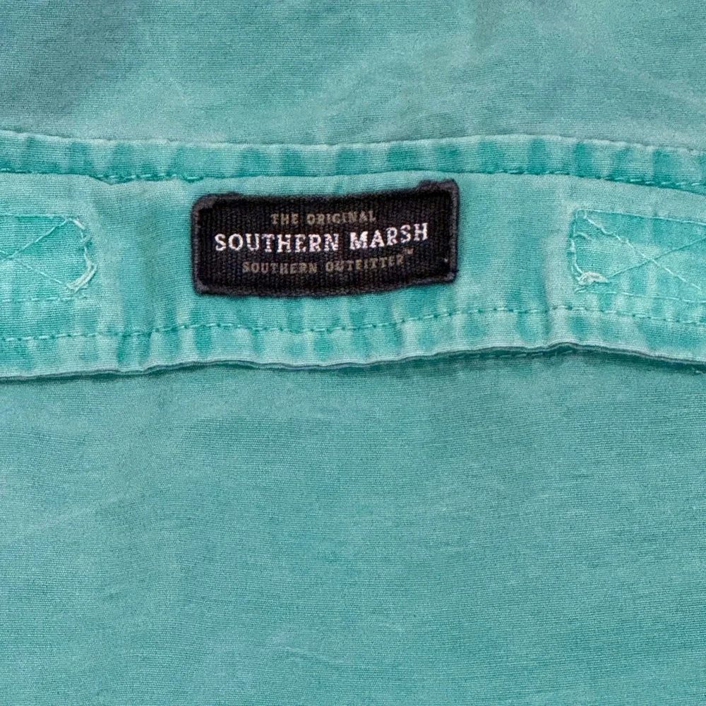 Southern Marsh Mens Turquoise Blue Swim Trunks Board Shorts 2X ZGRN493-CS-7